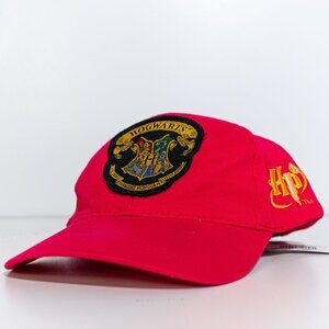 VTG 2001 Harry Potter Hogwarts Hat Strapback Y2K Movie Promo Book Rare Cap